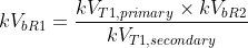 base kV of Region 1